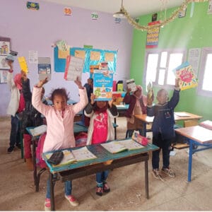 salle de classe plan rapproché