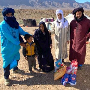 Equipe emotionvoyage et nomades nourriture don